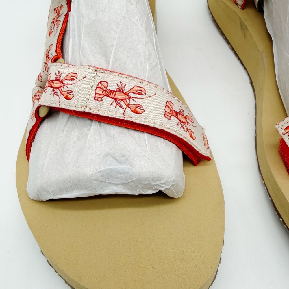 L.L. Bean Sandals Women 10 Tan Lobster Sara Fitz Sport Strappy ID 519121 - Picture 7 of 10
